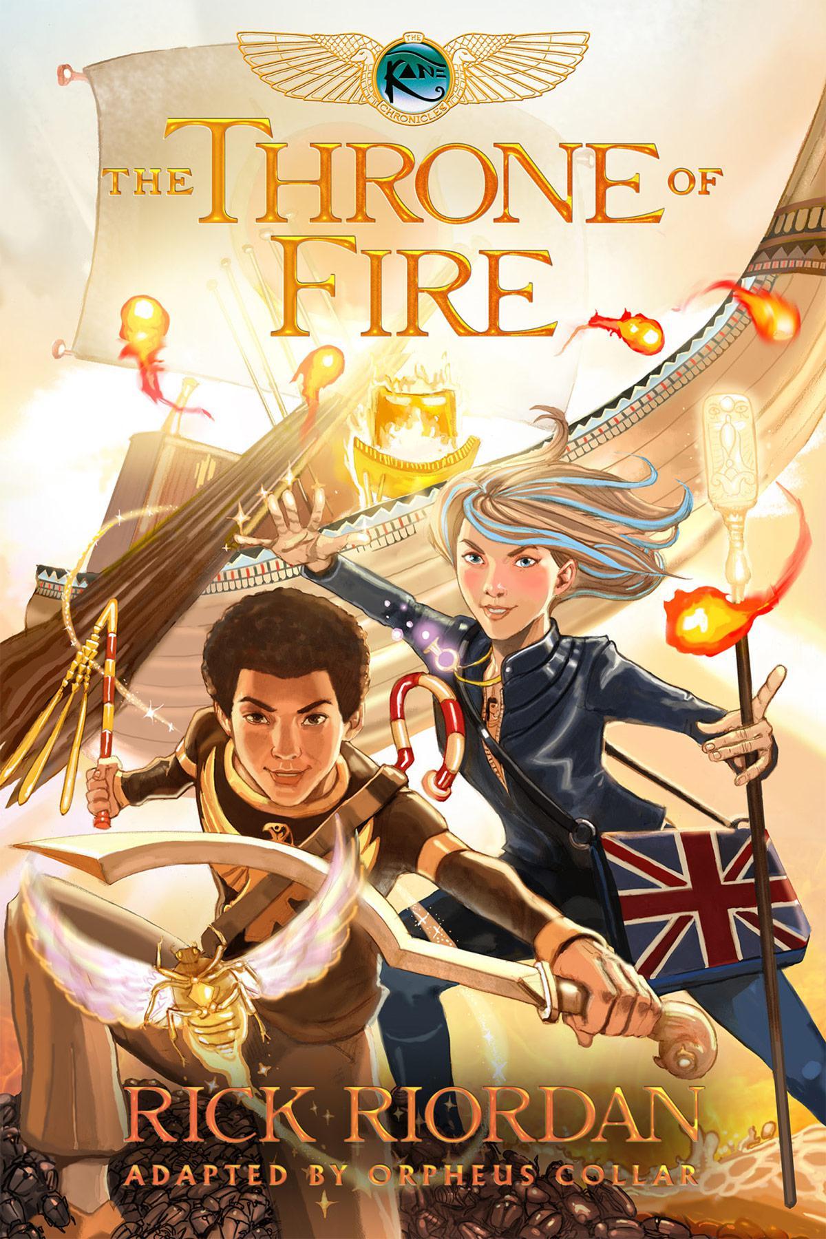 The Kane Chronicles, Book Two: The Throne of Fire: The Graphic Novel (Kane Chronicles. The)
